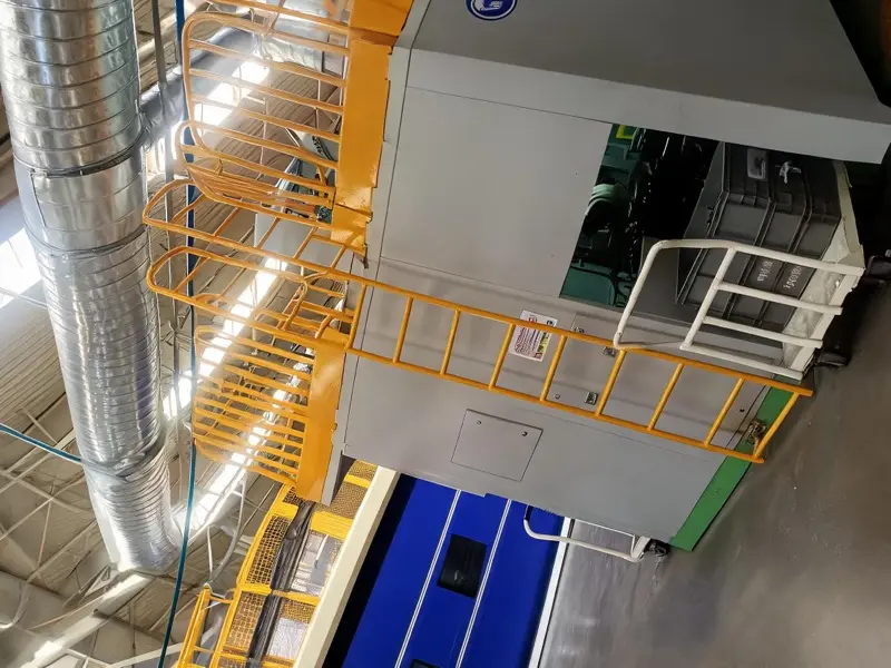 Cat ladder installation project at an industrial facility